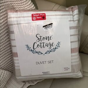 Stone Cottage Striped King Size Duvet Set